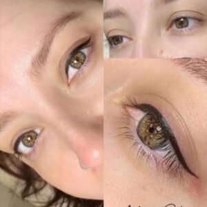 Deliniado gatinho parte de cima olhos